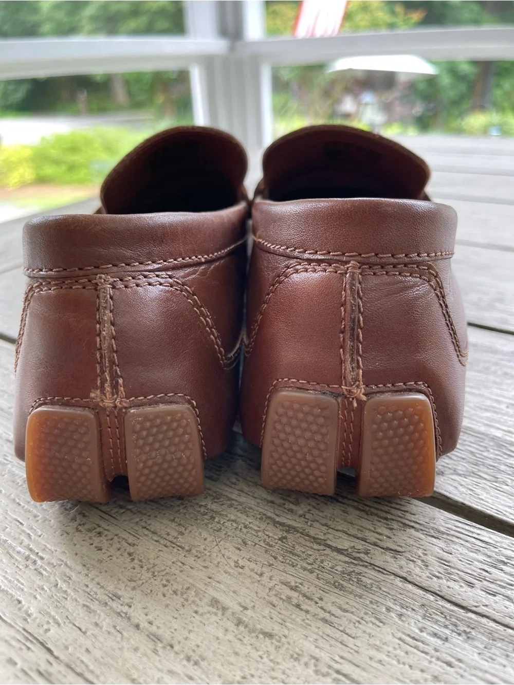 Clarks Men's Markman Way Extreme Comfort Brown Leather Driving Loafers Size 10